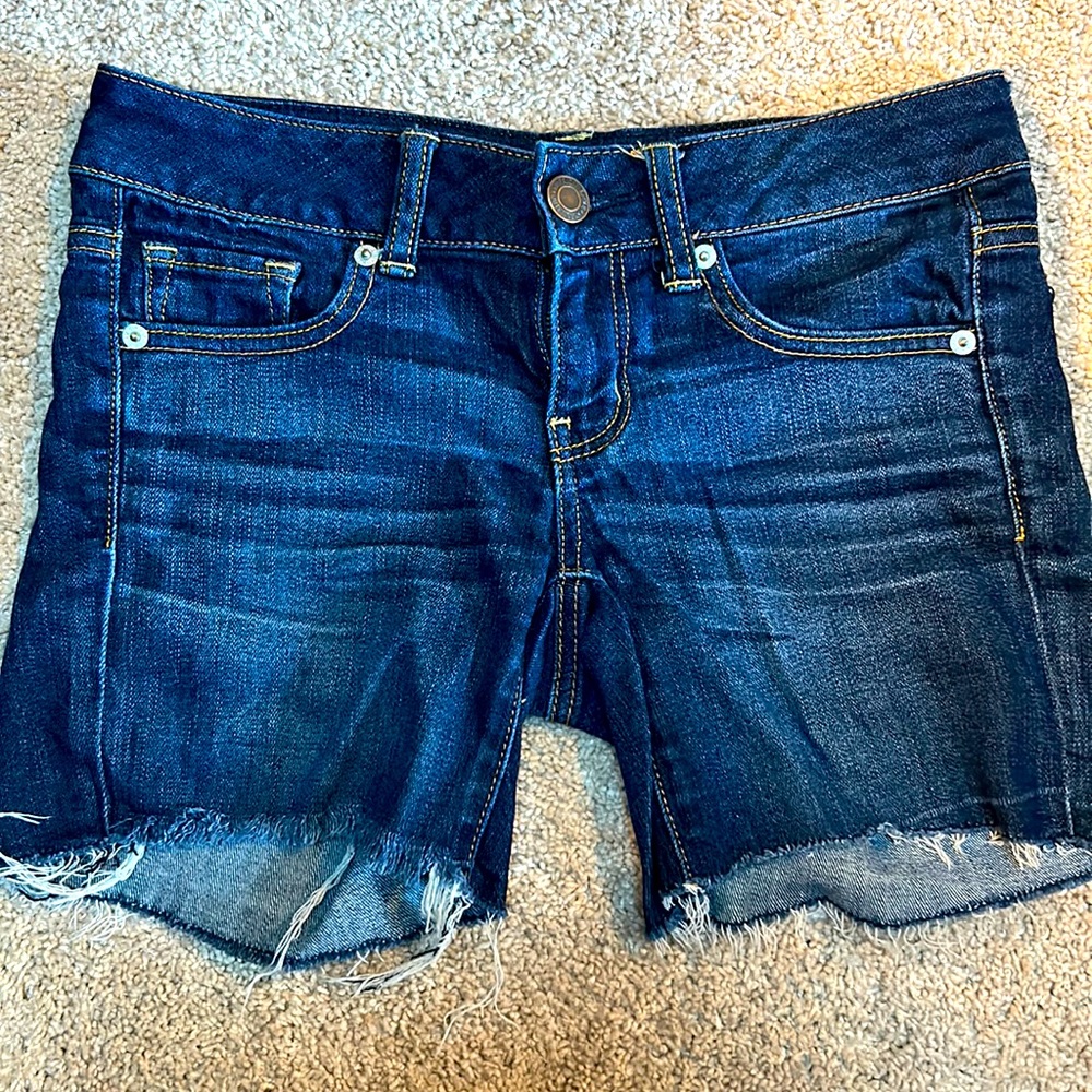 American Eagle frayed shorts size 2